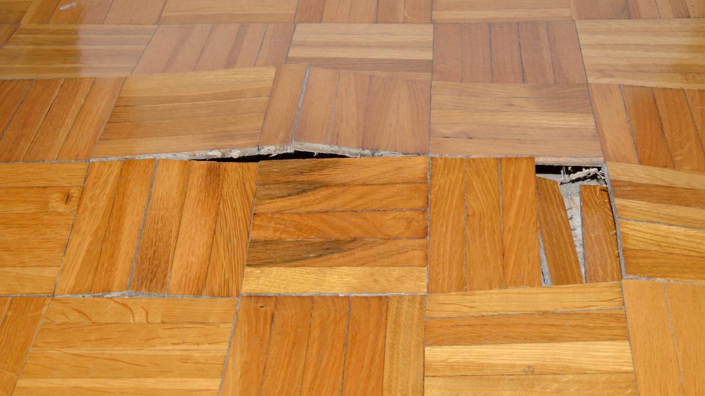 parquet gonflé